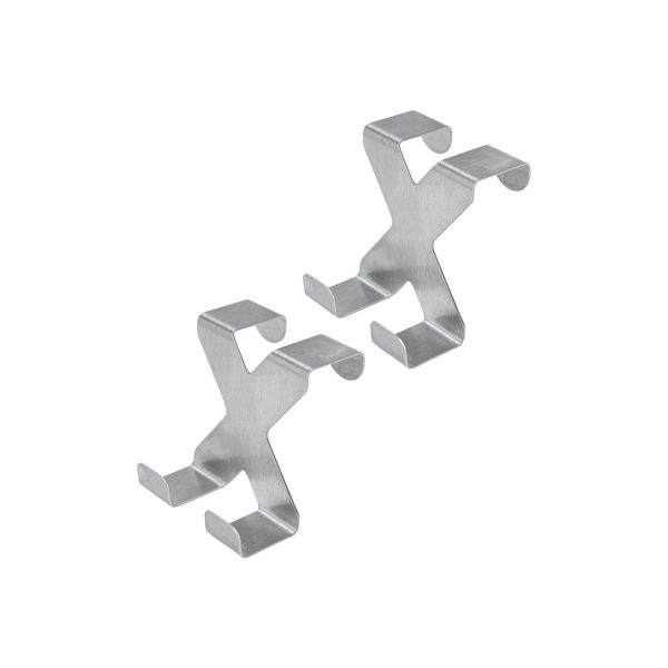 ESTIA ΚΡΕΜΑΣΤΡΑ ΔΙΠΛΗ ΜΕΤΑΛΙΚΗ ΙΝΟΞ ΣΕΤ 2 TEM.