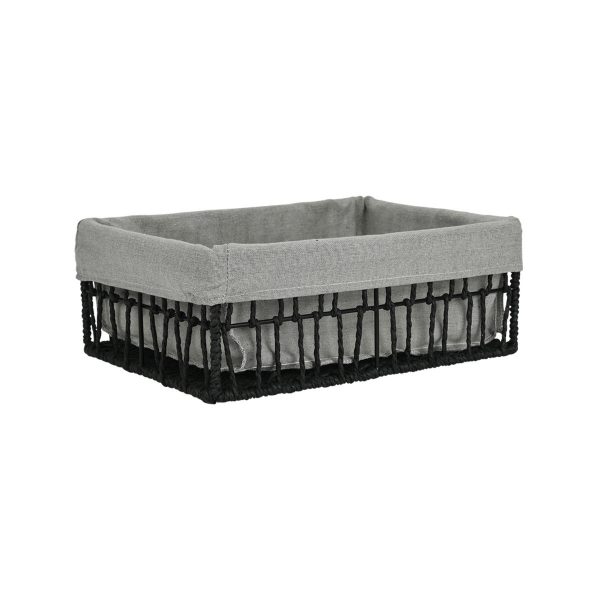 ESTIA ΚΑΛΑΘΙ ΑΠΟΘΗΚΕΥΣΗΣ & ΟΡΓΑΝΩΣΗΣ NEST 32×24×12cm ΜΑΥΡΟ