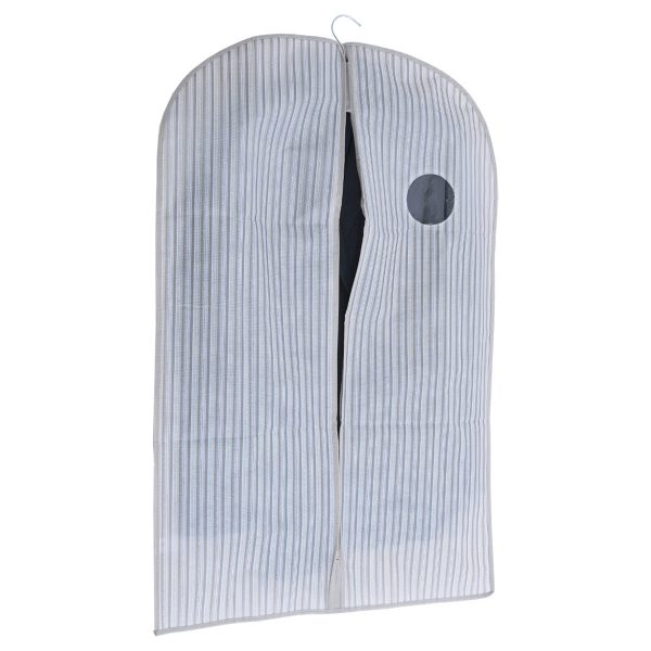 ΘΗΚΗ ΠΑΛΤΟ NON WOVEN ΥΦΑΣΜΑΤΙΝΗ 100x65cm IVORY