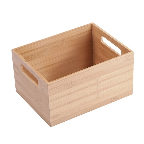 ESTIA ΚΟΥΤΙ ΟΡΓΑΝΩΣΗΣ BAMBOO ESSENTIALS ΜΕ ΛΑΒΕΣ 26x18.5x16.5cm ΣΤΟΙΒΑΖΟΜΕΝΟ