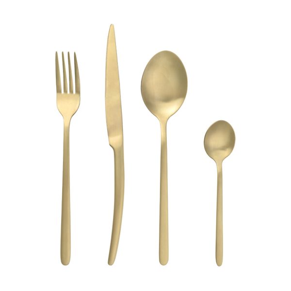 ESTIA ΣΕΤ ΜΑΧΑΙΡΟΠΙΡΟΥΝΑ CHAMPANGE ΑΝΟΞΕΙΔΩΤΟ ΑΤΣΑΛΙ 18/0 24 ΤΕΜ.