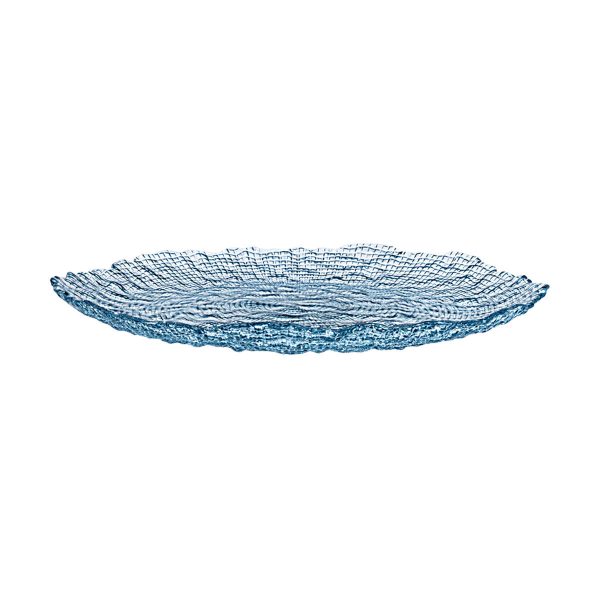ESTIA ΠΙΑΤΕΛΑ ΣΕΡΒΙΡΙΣΜΑΤΟΣ ROCHE ΓΥΑΛΙΝΗ 32x2.9cm ΜΠΛΕ
