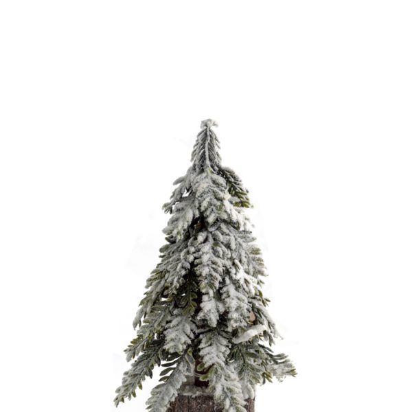 ΧΡΙΣΤΟΥΓΕΝΝΙΑΤΙΚΟ ΔΕΝΤΡΟ ΧΙΟΝΙΣΜΕΝΟ 21ΕΚ ΣΕ ΚΟΡΜΟ ΞΥΛΙΝΟ