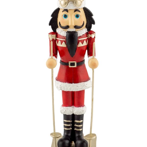 ΚΑΡΥΟΘΡΑΥΣΤΗΣ ΠΟΛΥΕΣΤΕΡΙΚΟΣ  ΜΕ ΣΚΙ ΚΟΚΚΙΝΟΣ ΜΕ ΠΡΑΣΙΝΟ ΣΚΟΥΦΙ 23ΕΚ ΥΨΟΣ