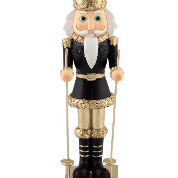 ΚΑΡΥΟΘΡΑΥΣΤΗΣ ΠΟΛΥΕΣΤΕΡΙΚΟΣ  ΜΕ ΣΚΙ ΜΑΥΡΟ ΧΡΥΣΟΣ ΜΕ ΠΡΑΣΙΝΟ ΣΚΟΥΦΙ 23ΕΚ ΥΨΟΣ