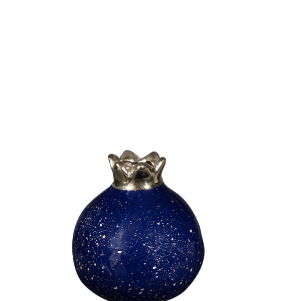 ΔΙΑΚΟΣΜΗΤΙΚΟ ΚΕΡΑΜΙΚΟ ΡΟΔΙ ΜΠΛΕ ΜΕ ΧΡΥΣΕΣ ΤΕΛΙΤΣΕΣ 7.6ΕΚ