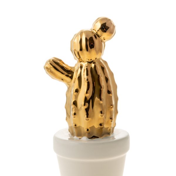 ΔΙΑΚΟΣΜΗΤΙΚΟΣ ΚΕΡΑΜΙΚΟΣ ΚΑΚΤΟΣ ΧΡΥΣΟΣ ΛΕΥΚΗ ΓΛΑΣΤΡΑ 12,7ΕΚ