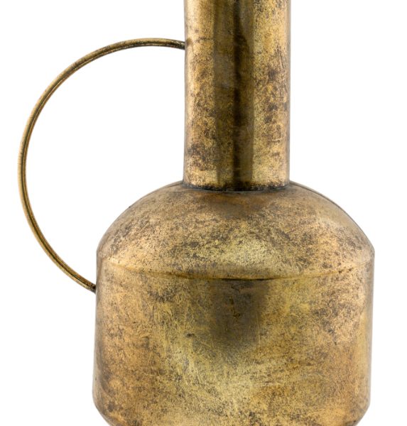 ΔΙΑΚΟΣΜΗΤΙΚΟ ΜΕΤΑΛΛΙΚΟ ΒΑΖΟ ΧΡΥΣΟ ΜΕ ΧΕΡΟΥΛΙ. 33Χ26,5Χ49,5ΕΚ