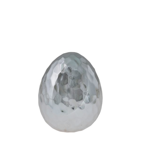 ΠΑΣΧΑΛΙΝΟ ΔΙΑΚΟΣΜΗΤΙΚΟ ΚΕΡΑΜΙΚΟ ΑΥΓΟ ΑΣΗΜΙ .8,5Χ8,5Χ11ΕΚ