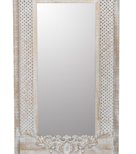 ΚΑΘΡΕΠΤΗΣ ΞΥΛΙΝΟΣ ΜΕ ΣΧΕΔΙΟ ΜΠΕΖ ΑΝΤΙΚΕ 72,5Χ4,5Χ123,5ΕΚ