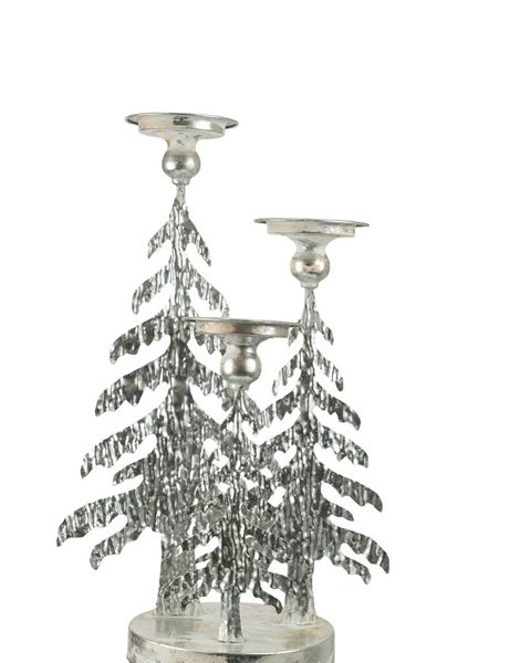 ΧΡΙΣΤΟΥΓΕΝΝΙΑΤΙΚΑ ΔΕΝΤΡΑ  ΜΕΤΑΛΛΙΚΑ  ΚΗΡΟΠΗΓΙΟ ΑΣΗΜΙ ΤΡΙΑ  ΣΕ ΒΑΣΗ 32Χ23Χ51,5ΕΚ