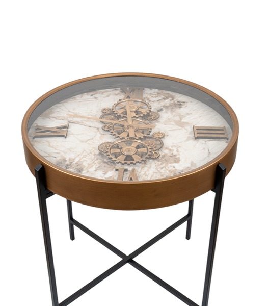 ΡΟΛΟΙ ΜΕΤΑΛΛΙΚΟ ΤΡΑΠΕΖΙ ΧΡΥΣΟ ΜΑΤ ΜΕ ΜΠΕΖ 64Χ64Χ67ΕΚ