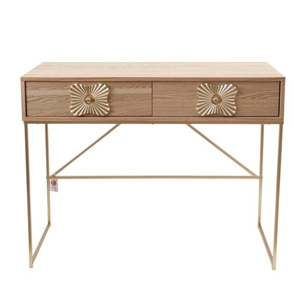 ΕΠΙΠΛΟ ΚΟΝΣΟΛΑ MDF ΚΑΦΕ ΧΡΥΣΗ 100Χ39Χ77ΕΚ