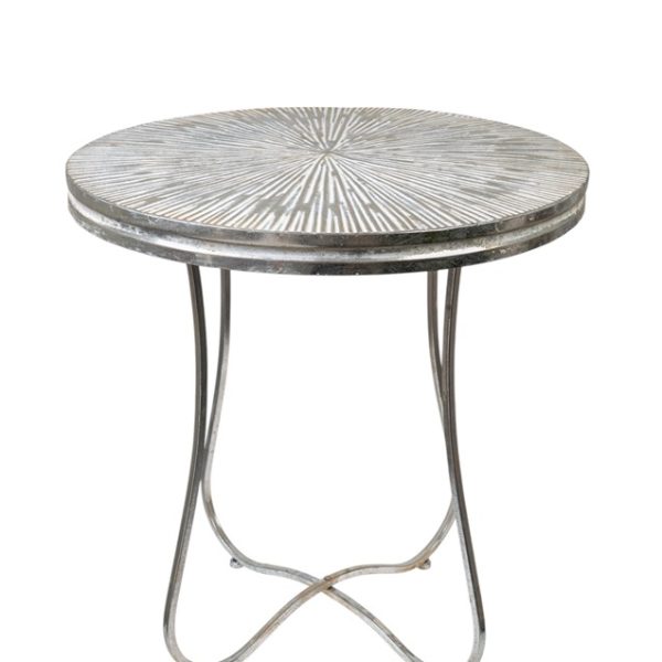 ΜΕΤΑΛΛΙΚΟ ΤΡΑΠΕΖΙ ΓΡΑΜΜΕΣ ΑΣΗΜΙ ΑΝΤΙΚΕ 60Χ60Χ65,5ΕΚ