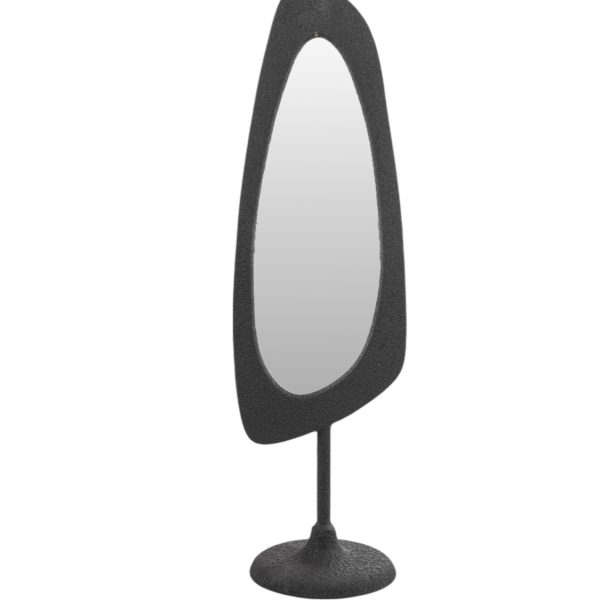 ΜΕΤΑΛΛΙΚΟΣ ΚΑΘΡΕΠΤΗΣ ΕΠΙΤΡΑΠΕΖΙΟΣ ΜΑΥΡΟΣ 16Χ14Χ56ΕΚ