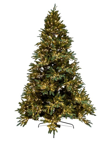 ΧΡΙΣΤΟΥΓΕΝΝΙΑΤΙΚΟ ΔΕΝΤΡΟ 201ΕΚ ΔΙΑΜΕΤΡΟΣ 135ΕΚ.  PE-PVC ΜΕ 2728 ΚΛΑΔΙΑ ΚΑΙ 2500 ΦΩTA LED