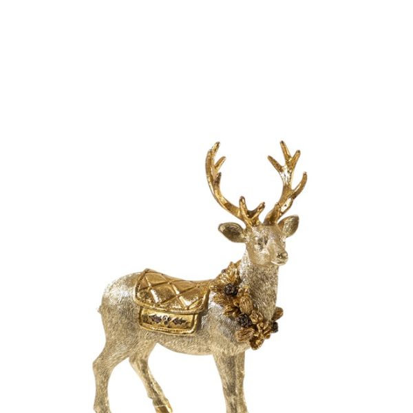 ΧΡΙΣΤΟΥΓΕΝΝΙΑΤΙΚΟΣ ΠΟΛΥΕΣΤΕΡΙΚΟΣ ΤΑΡΑΝΔΟΣ ΟΡΘΙΟΣ ΚΑΦΕ    ΧΡΥΣΟΣ 14,5Χ6,5Χ19ΕΚ