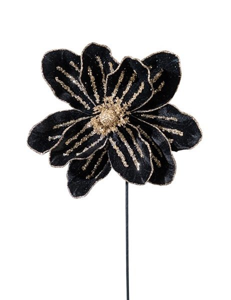 ΧΡΙΣΤΟΥΓΕΝΝΙΑΤΙΚΟ ΛΟΥΛΟΥΔΙ ΒΕΛΟΥΔΙΝΟ  ΜΑΥΡΟ 25X50ΕΚ