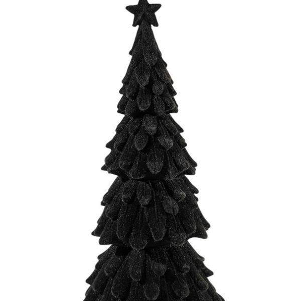 ΧΡΙΣΤΟΥΓΕΝΝΙΑΤΙΚΟ ΠΟΛΥΕΣΤΕΡΙΚΟ ΔΕΝΤΡΟ ΒΕΛΟΥΔΙΝΟ ΜΑΥΡΟ 11Χ11Χ26ΕΚ