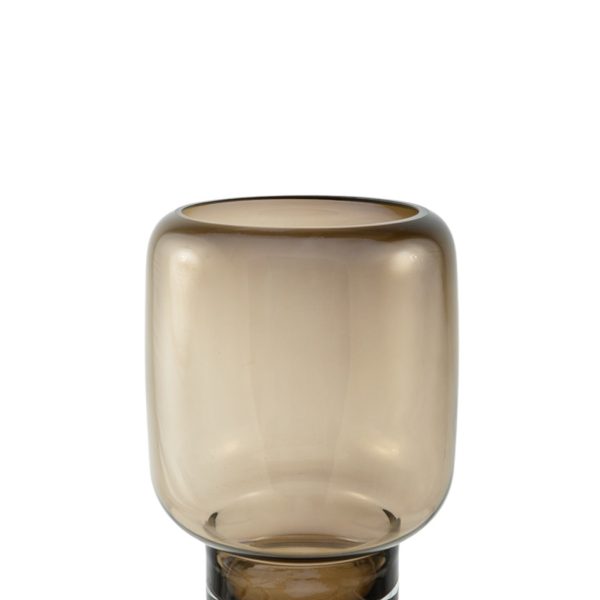 ΧΕΙΡΟΠΟΙΗΤΟ ΓΥΑΛΙΝΟ ΒΑΖΟ ΑΠΌ ΦΥΣΙΤΟ ΓΥΑΛΙ ΚΑΦΕ 19Χ19Χ25,5ΕΚ