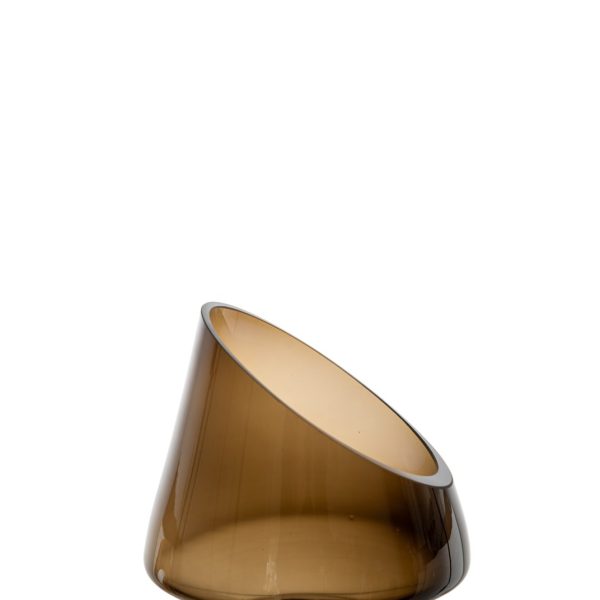 ΧΕΙΡΟΠΟΙΗΤΟ ΚΗΡΟΠΗΓΕΙΟ ΑΠΌ ΦΥΣΙΤΟ ΓΥΑΛΙ ΚΑΦΕ  19,8Χ19,8Χ19ΕΚ