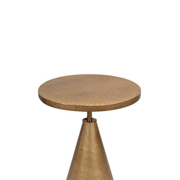 ΜΕΤΑΛΛΙΚΟ ΤΡΑΠΕΖΙ ΧΡΥΣΟ ΣΦΥΡΙΛΑΤΟ 50Χ50Χ52ΕΚ