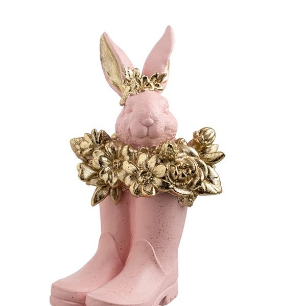 ΠΟΛΥΕΣΤΕΡΙΚΗ ΜΠΟΤΑ ΜΕ ΛΑΓΟ ΛΕΥΚΗ ΡΟΖ 10,5Χ10,5Χ19ΕΚ