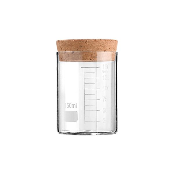 ESTIA ΔΟΧΕΙΟ ΑΠΟΘΗΚΕΥΣΗΣ ΓΥΑΛΙΝΟ 150ml ΜΕ ΚΑΠΑΚΙ ΦΕΛΛΟΥ