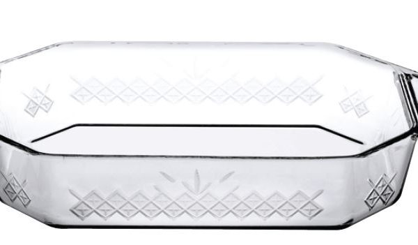 UP.OR. BORCAM RECT. TRAY TEMP. 2750CC 36,1X21X6,4CM GB1.OB4