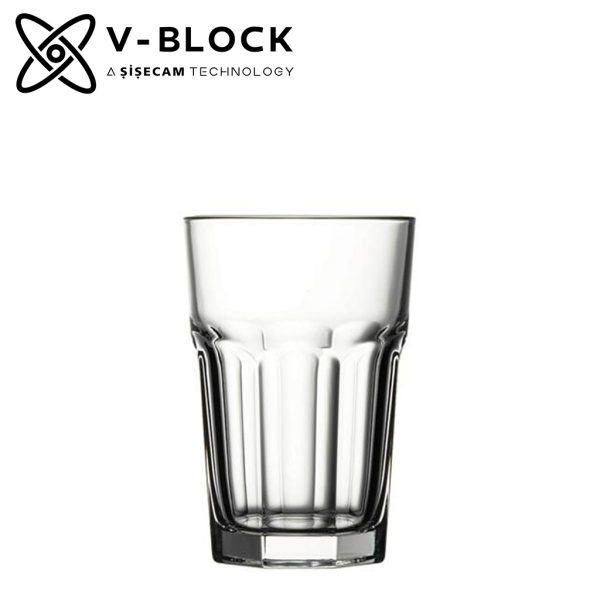 DIS. V-BLOCK CASABLANCA TEMPERED LD 355CC 12.2CM P/864 GB6.OB24…