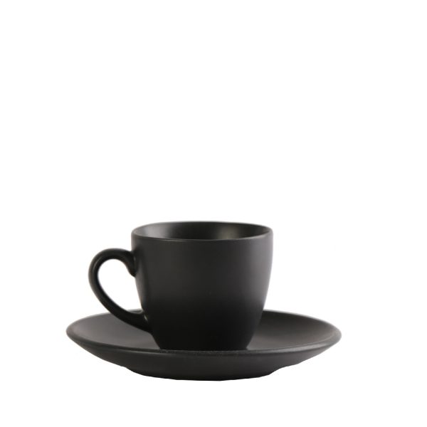 MORGAN MATTE BLACK ΦΛΙΤΖΑΝΙ & ΠΙΑΤΑΚΙ ΕΣΠΡΕΣΣΟ 90CC 12Χ12Χ6,5ΕΚ
