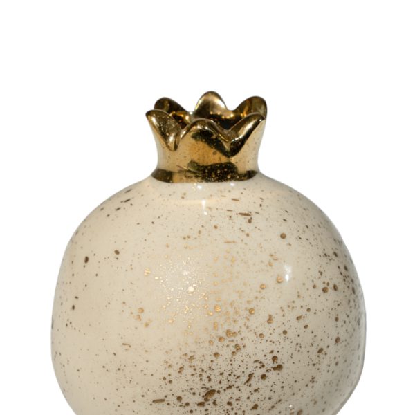 ΚΕΡΑΜΙΚΟ ΡΟΔΙ ΜΠΕΖ ΓΥΑΛΙΣΤΕΡΟ ΜΕ ΧΡΥΣΕΣ ΠΙΤΣΙΛΙΕΣ 10,16ΕΚ