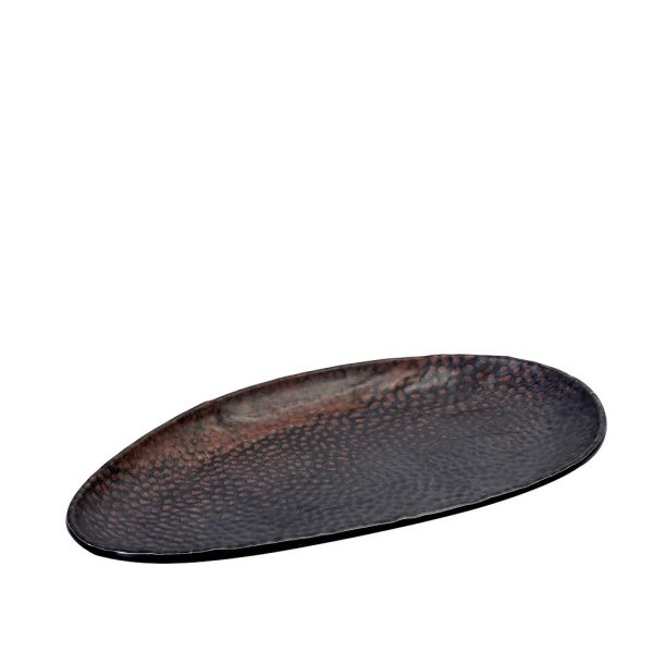 SUNSET MELAMINE ΠΙΑΤΕΛΑ ΟΒΑΛ ΚΑΦΕ 33Χ18Χ2,5ΕΚ