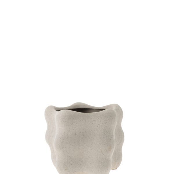 ΔΙΑΚΟΣΜΗΤΙΚΟ ΚΕΡΑΜΙΚΟ ΒΑΖΟ ΚΑΣΠΟ ΜΠΕΖ 16,5Χ16,5Χ13,5ΕΚ