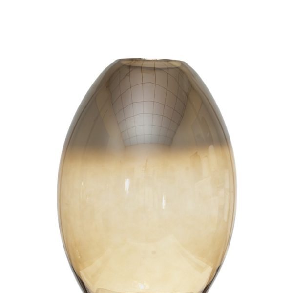 ΧΕΙΡΟΠΟΙΗΤΟ ΒΑΖΟ ΑΠΟ ΦΥΣΙΤΟ ΓΥΑΛΙ ΑΣΗΜΙ ΚΑΦΕ 27Χ27Χ40ΕΚ