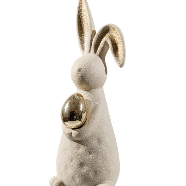 ΚΕΡΑΜΙΚΟΣ ΛΑΓΟΣ ΜΠΕΖ ΜΕ ΑΥΓΟ ΧΡΥΣΟ 9,5Χ8,5Χ23,5ΕΚ