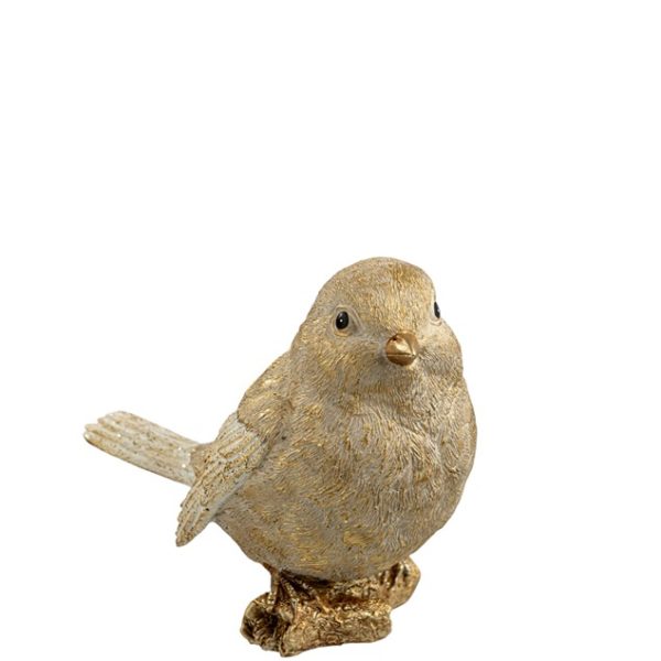 ΠΟΛΥΕΣΤΕΡΙΚΟ ΠΟΥΛΙ ΧΡΥΣΟ 15.5x8.5x13CM