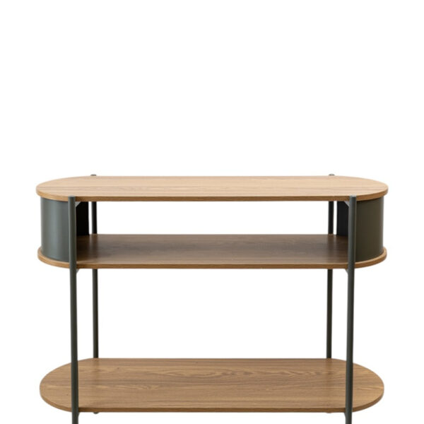 ΜΕΤΑΛΛΙΚΗ ΚΟΝΣΟΛΑ ΧΑΚΙ ΜΕ MDF PB 100X39X76EK