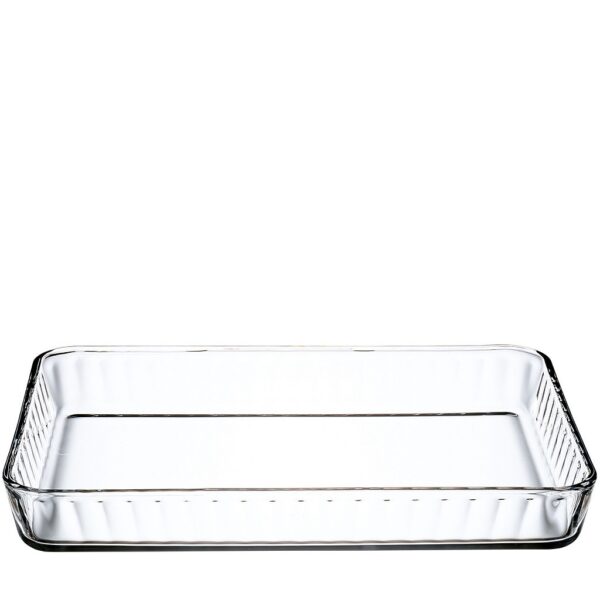 Χ.ΣΥΣΚ. BORCAM RECT. TRAY TEMPERED 40X27X6CM 3800CC P/168 OB6 (smB)