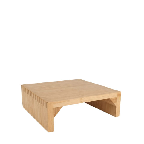 ΣΤΑΝΤ ΤΕΤΡΑΓ. BAMBOO 2CM THICK. 30Χ30Χ10ΕΚ.