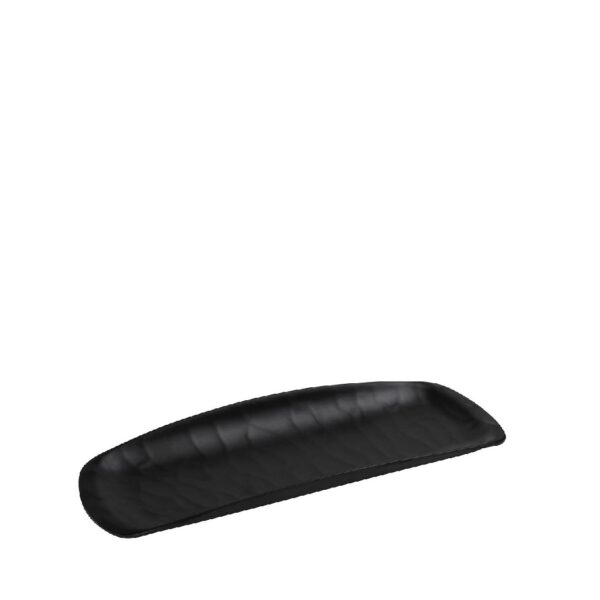 BLACK ΓΟΝΔΟΛΑ ΟΡΘ. 21Χ8,5ΕΚ WAVY MATTE ΜΕΛΑΜΙΝΗΣ  (smA)