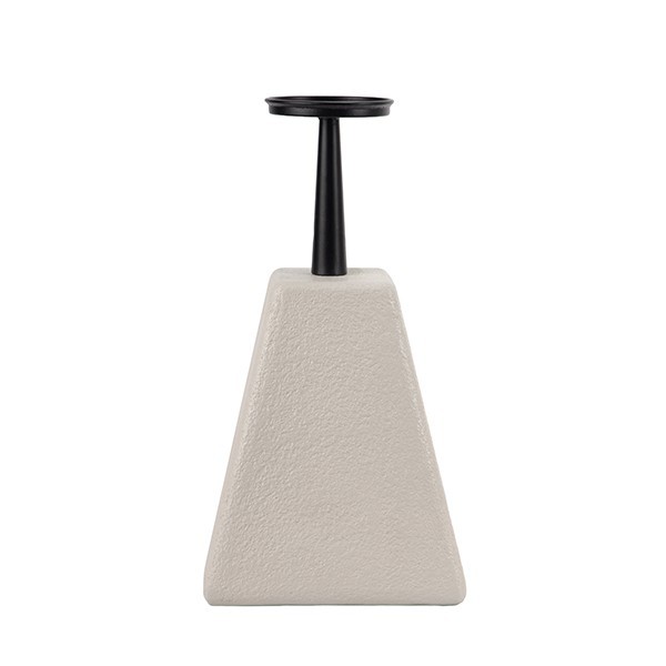 ΚΗΡΟΠΗΓΙΟ MDF - ΜΕΤΑΛΛΙΚΟ ΛΕΥΚΟ - ΜΑΥΡΟ 20x20x38cm