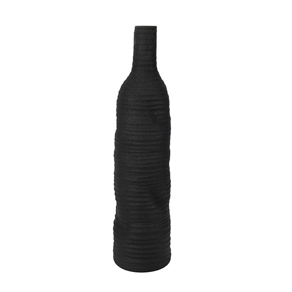 ΒΑΖΟ ΠΟΡΣΕΛΑΝΙΝΟ ΜΑΥΡΟ 13x13x60.5cm
