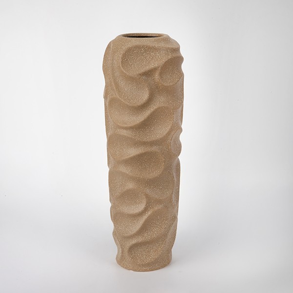 ΒΑΖΟ ΠΟΡΣΕΛΑΝΙΝΟ ΜΠΕΖ  15x15x44cm
